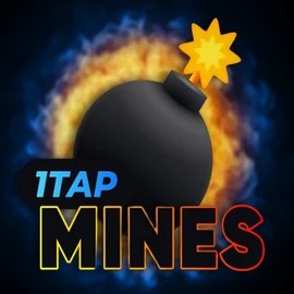 Official Casino Games logo: 1Tap Mines by Turbo Games at Blaze Spins Casino