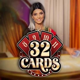 32 Cards casino game by Ezugi – featured logo at Blaze Spins Casino