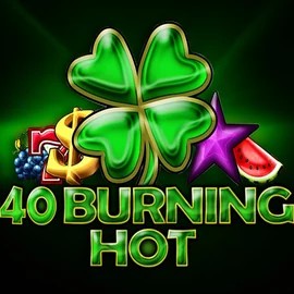 40 Burning Hot by Amusnet Interactive, showcased at blazespinscasino.eu – game logo