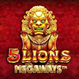 5 Lions Megaways logo by Pragmatic Play at Blaze Spins Casino