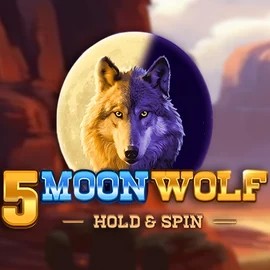 5 Moon Wolf by Apparat Gaming, showcased at blazespinscasino.eu – game logo