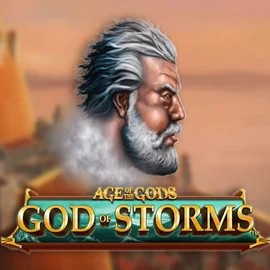 Slots logo of Age Of The Gods: God of Storms from Playtech at Blaze Spins Casino