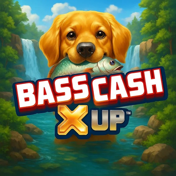 Bass Cash X UP by Alchemy Gaming, showcased at blazespinscasino.eu – game logo