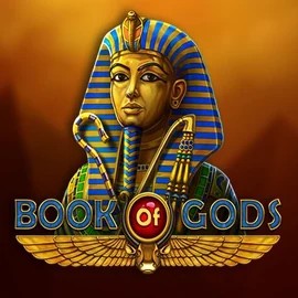 Book of Gods online game logo by BF Games on blazespinscasino.eu