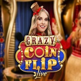 Live Casino logo of Crazy Coin Flip from Evolution at Blaze Spins Casino