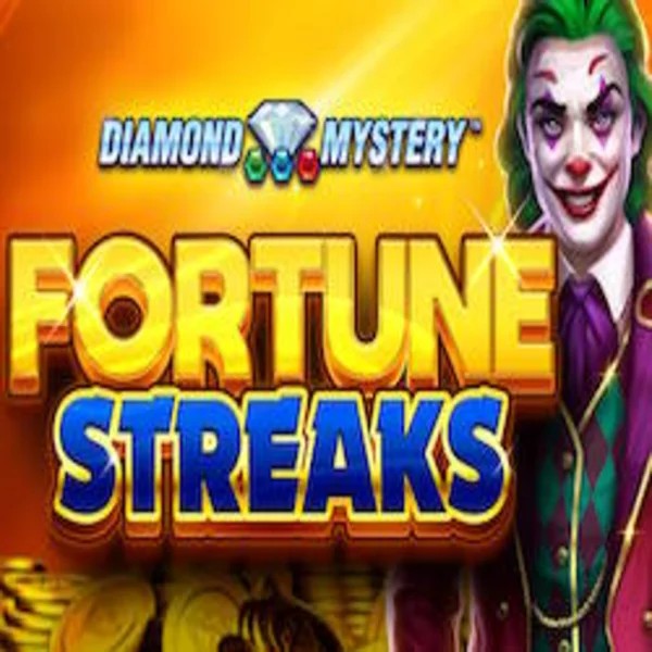 Official Slots logo: Diamond Mystery Fortune Streaks by Greentube at Blaze Spins Casino