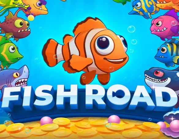 Try Fish Road slot by InOut on blazespinscasino.eu – logo image