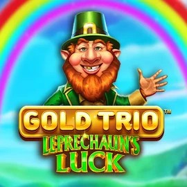 Gold Trio Leprechaun's Luck slot visual from Playtech available on blazespinscasino.eu