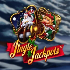 Jingle Jackpots casino game by Dragon Gaming – featured logo at Blaze Spins Casino