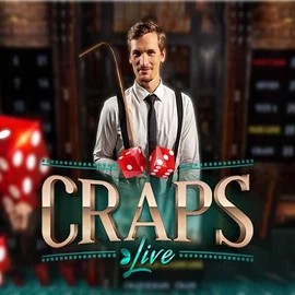 Live Craps slot visual from Evolution available on blazespinscasino.eu