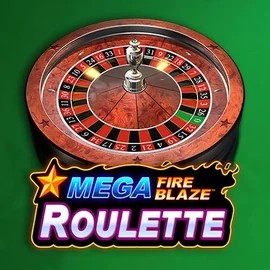 Mega Fire Blaze Roulette logo by Playtech at Blaze Spins Casino
