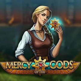 Slots logo of Mercy Of The Gods from NetEnt at Blaze Spins Casino