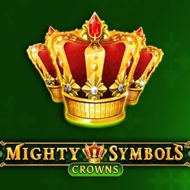 Mighty Symbols Crowns by Wazdan, showcased at blazespinscasino.eu – game logo