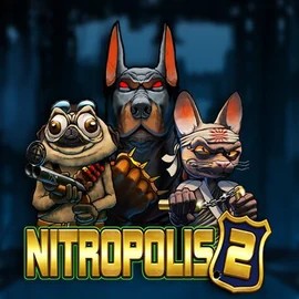 Enjoy Nitropolis 2 by ELK Studios – logo hosted on blazespinscasino.eu