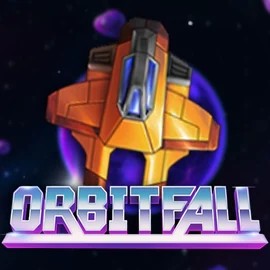 Orbitfall logo by ELK Studios at Blaze Spins Casino