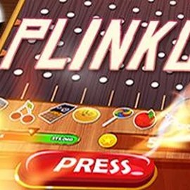 Plinko slot logo by BGAMING at Blaze Spins Casino