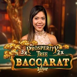 Live Casino logo of Prosperity Tree Baccarat from Evolution at Blaze Spins Casino