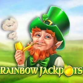 Official Jackpots logo: Rainbow Jackpots by Red Tiger Gaming at Blaze Spins Casino