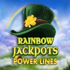 Jackpots logo of Rainbow Jackpots Power Lines from Red Tiger Gaming at Blaze Spins Casino