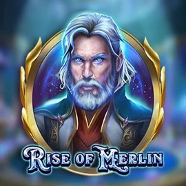 Rise of Merlin slot logo by Play'n GO at Blaze Spins Casino
