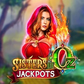 Sisters Of Oz Jackpots by Triple Edge Studios, showcased at blazespinscasino.eu – game logo