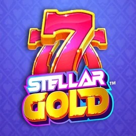 Slots logo of Stellar Gold from Snowborn Games at Blaze Spins Casino
