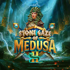 Stone Gaze of Medusa 2 game by Stakelogic – logo hosted on Blaze Spins Casino